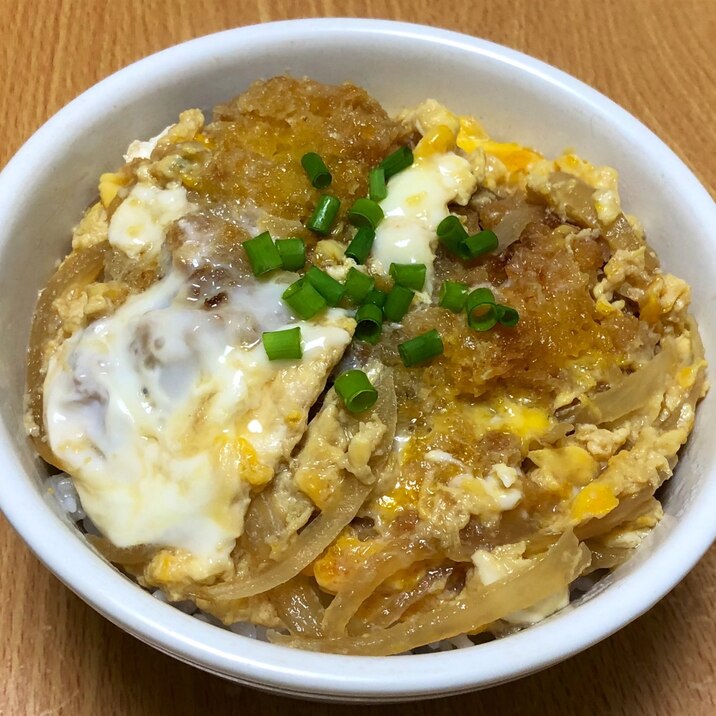 牡蠣フライの卵とじ丼♪